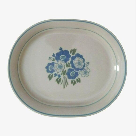 Corningware Corner Stone by Corning Platter Belle Grove Pattern 12x10 Vintage St - Picture 1 of 5